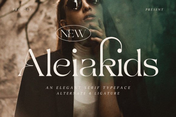 Aleiakids: Elevating Digital Brand Identity with a Premium Serif Typeface