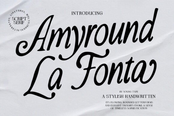 Amyround La Fonta: A Sophisticated Typeface for Editorial Design