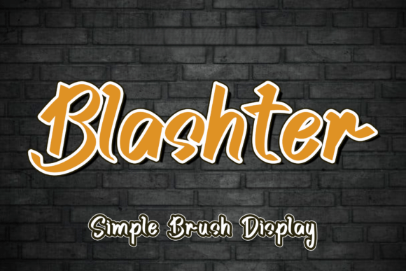 Blashter: A Handwritten Font for Elegant Digital Branding