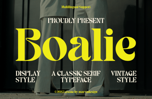 Boalie Typeface Review: Elevating Digital Brand Identity