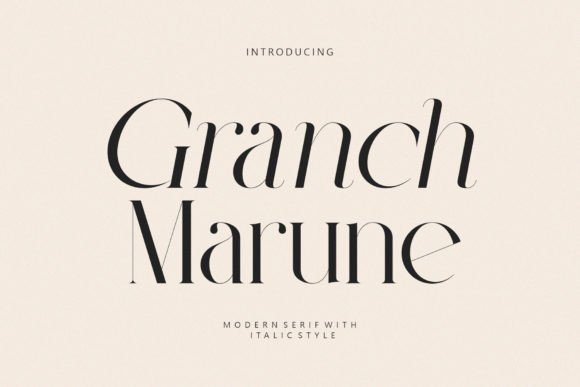 Granch Marune: A Modern Serif for Polished Web Design