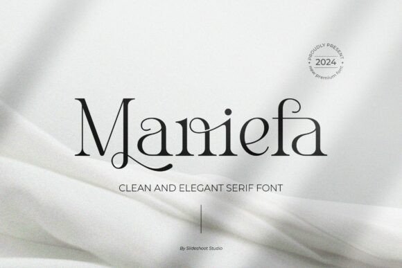Maniefa: Elevating Digital Brand Identity with Luxury Serif Typography