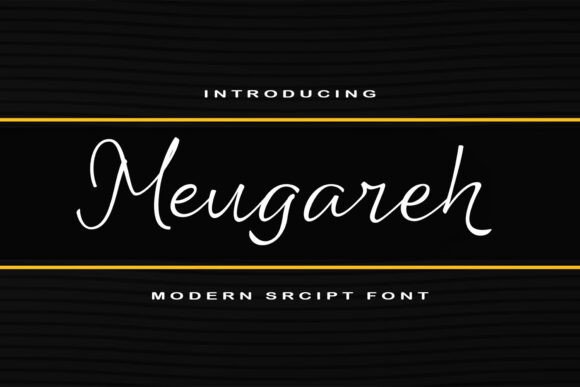 Meugareh: The Handwritten Script Typeface for Elegant Branding