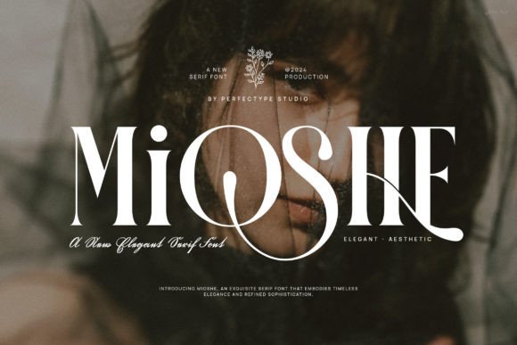 Mioshe: Elevating Digital Brand Identity with Elegant Serif Typography