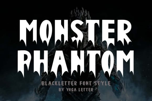 Monster Phantom: A Blackletter Typeface for Bold Digital Branding