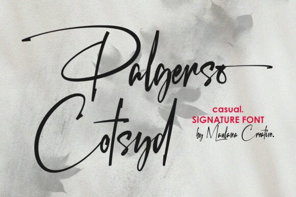 Palgerso Cotsyd: The Handwritten Typeface for Scroll-Stopping Campaigns