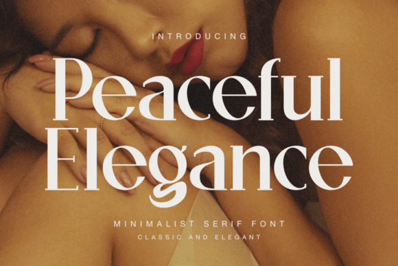 Peaceful Elegance: A Refined Serif for Editorial Design