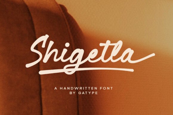 Shigetla: The Handwritten Typeface for Editorial Elegance