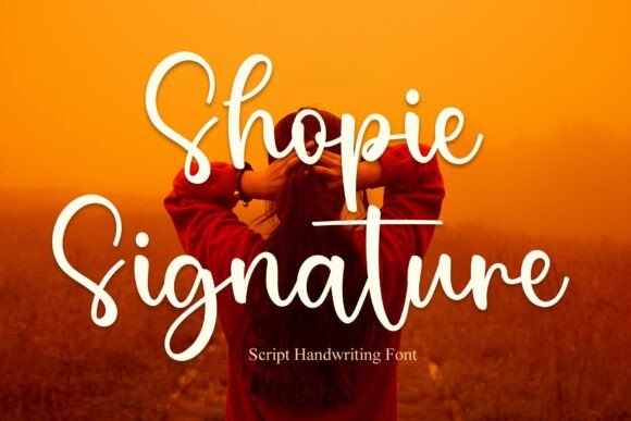 Shopie Signature: A Handwritten Typeface for Modern Web Design