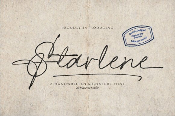 Starlene: A Signature Typeface for Authentic Brand Identity