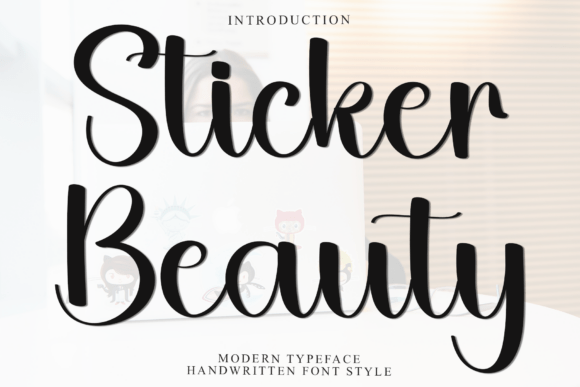 Sticker Beauty Font Review: A Delicate Handwritten Typeface for Elegant Branding