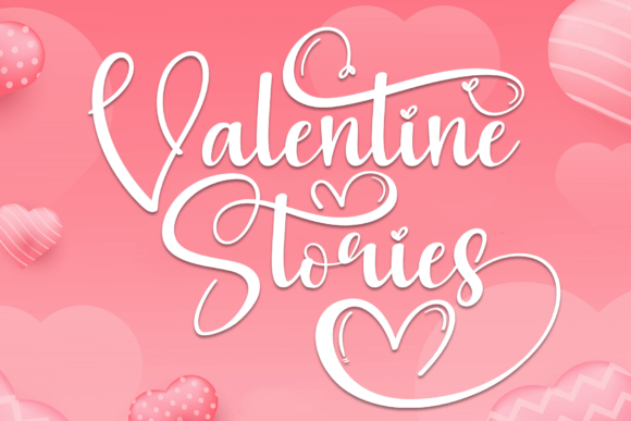 Valentine Stories Font: A Handwritten Typeface for Elegant Web Design