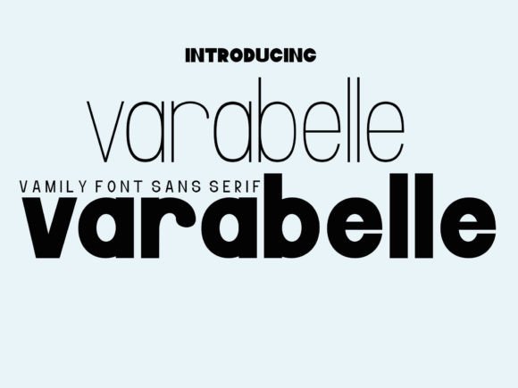 Varabelle: The Geometric Sans Serif Font for Modern Brand Identity
