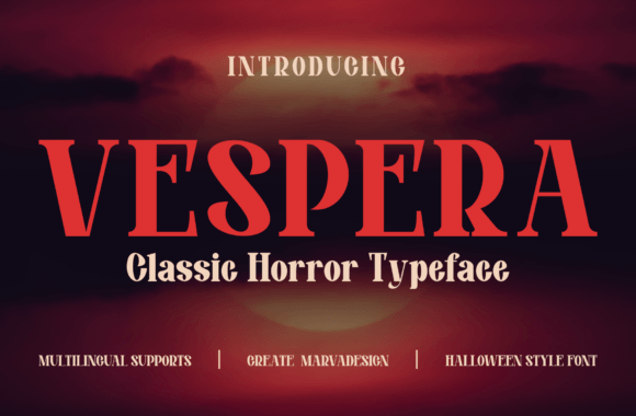 Vespera: The Elegant Serif Typeface for Premium Craft Designs