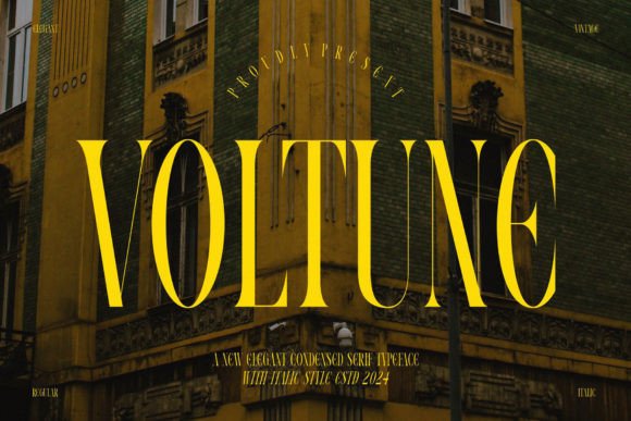 Voltune: The Condensed Serif That Elevates Campaign Visuals